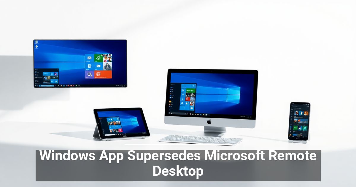 Windows App Supersedes Microsoft Remote Desktop | Sweetwater Technology ...